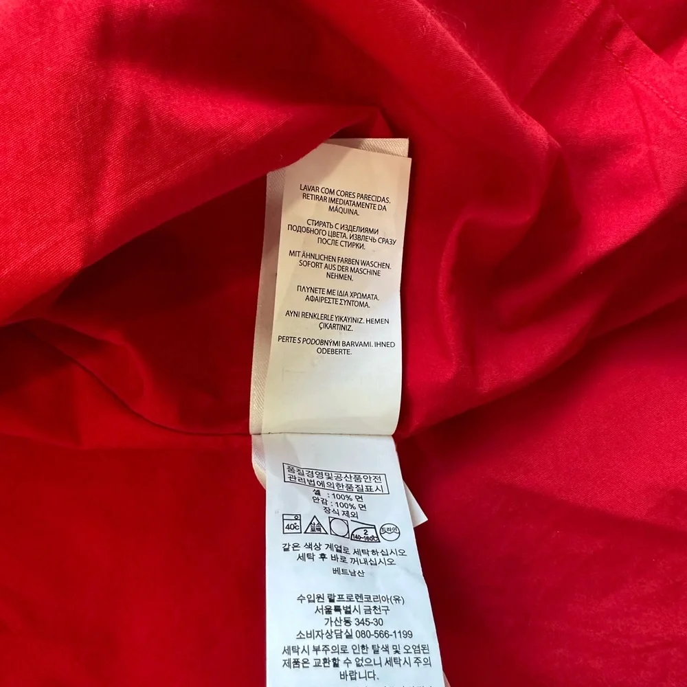Polo by Ralph Lauren Red Sleeveless Fit-and-Flare Dress